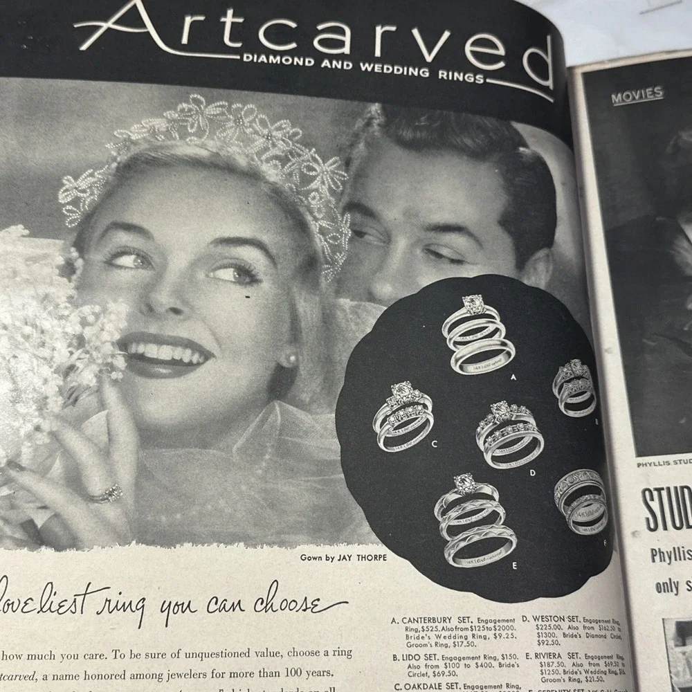 Life Magazine May 7, 1951 Phyllis Kirk, 'From Here to Eternity' Vintage Issue